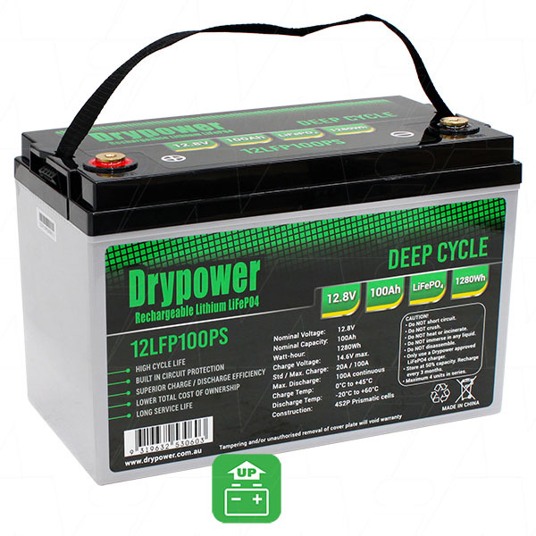 Batterie Lithium SUPER B 12V 100Ah LiFePO4 pour Camping-car