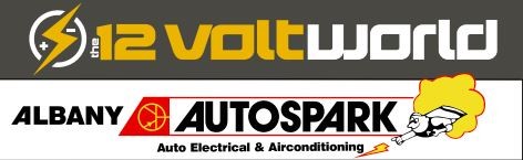 12 Volt World / Autospark Albany Logo
