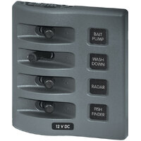 Blue Sea 4305 4-Position WeatherDeck® Waterproof Switch Panel