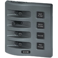 Blue Sea 4305 4-Position WeatherDeck® Waterproof Switch Panel