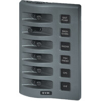 Blue Sea 4307 6-Position WeatherDeck® Waterproof Switch Panel