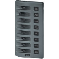 Blue Sea 4309 8-Position WeatherDeck® Waterproof Switch Panel