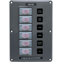 Blue Sea 4322 6-Position Water-Resistant Circuit Breaker Panel