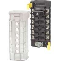 Blue Sea 5050 ST CLB Circuit Breaker Block - 6 Independent Circuits