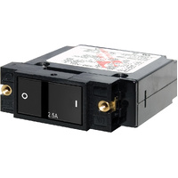 Blue Sea 7399 2.5A A-Series Flat Rocker Circuit Breaker - Single Pole