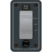Blue Sea 8263 Water Resistant 12V DC Contura Panel - Bilge Pump Control
