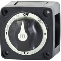 Blue Sea 6007200 m-Series Black Selector 4 Position Battery Switch