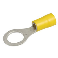 Yellow Ring Terminal 10mm - 10 Pack
