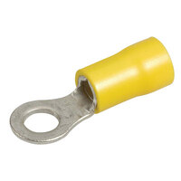 Yellow Ring Terminal 5mm - 10 Pack
