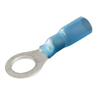 Blue Heat Shrink Ring Terminal 6mm - 10 Pack