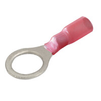 Red Heat Shrink Ring Terminal 8mm - 10 Pack