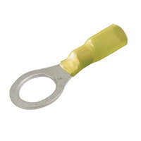 Yellow Heat Shrink Ring Terminal 10mm - 10 Pack