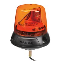 Narva 85662A 10-33V Optimax LED Rotating Beacon Single Bolt Mount (Amber)