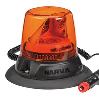 Narva 85668A 10-33V Optimax LED Rotating Beacon Magnetic Mount (Amber)