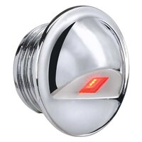 Narva 87610BL 36mm Red 10-30V LED Chrome Step Light