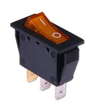 Narva 62015BL Illuminated Off/On Rocker Switch (Amber)