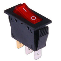 Narva 62018BL Illuminated Off/On Rocker Switch (Red)