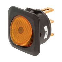 Narva 62051BL Illuminated Off/On Rocker Switch (Amber)