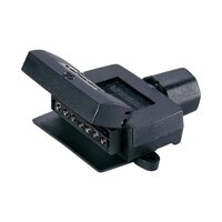Narva 82043BL 7 Pin Flat &#39;Quickfit&#39; Trailer Socket with Reed Switch for use with Normally Closed Circuits
