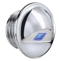 Narva 87609BL 36mm Blue 10-30V LED Chrome Step Light