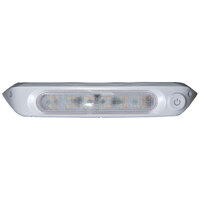 Whitevision LAW287AWSW 287mm LED Awning Light with Amber Insect Repellant Mode, Switch, &amp; White Base