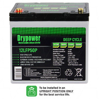 Drypower 12LFP50P High Power 12.8V 50Ah LiFePO4 Battery