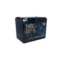 12v 163Ah Small LiFePO4 Lithium Deep Cycle Battery w/Bluetooth