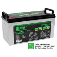 Drypower 12LFP150PS 12V 150Ah LiFePO4 Lithium Battery