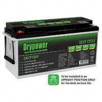 Drypower 24LFP100P 24V 100Ah LiFePO4 Lithium Battery