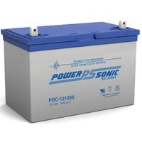 Power Sonic PDC121050 12v 105Ah Deep Cycle AGM Battery