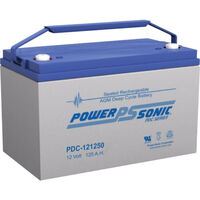 Power Sonic PDC121250 12v 125Ah Deep Cycle AGM Battery