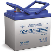 Power Sonic PDC12350 12v 35Ah Deep Cycle AGM Battery