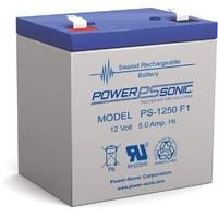 Power Sonic PS1250 12v 5Ah General Purpose AGM Battery
