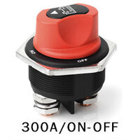 300A On/Off Battery Master Switch w/Removable Keyed Knob