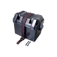 Large Marine Battery Boxes with Tie-Down Straps