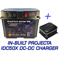 12VS Power On The Go Battery Box w/50A DC-DC Charger