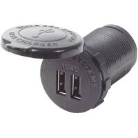 Blue Sea 1045 12/24V Dual USB 4.8A Chargers