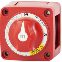 Blue Sea 6011 m-Series Red Dual Circuit Plus Battery Switch
