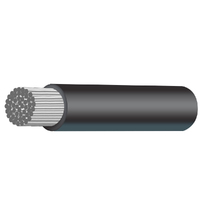 14mm (6AWG) Black Single Tinned Marine Cable 110 Amp 13.57mm² - Sold per Meter