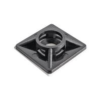 21.8mm Black Self-Adhesive Cable Tie Mount