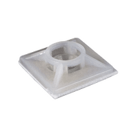 21.8mm White Self-Adhesive Cable Tie Mount