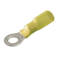 Yellow Heat Shrink Ring Terminal 5mm - 50 Pack