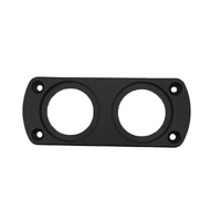 12v Accessory Flush Mounting Plate - Twin