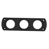 12v Accessory Flush Mounting Plate - Triple