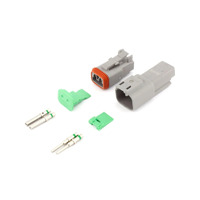 Deutsch DT2 2-Way Kit GRY 2.0mm2 Contacts IP68 13A