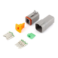 Deutsch DT6 6-Way Kit GRY 2.0mm2 Contacts IP68 13A