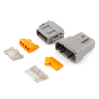 Deutsch DTM12 12-Way Kit GRY 0.5mm2 Contacts IP68 7.5A