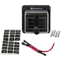 Enerdrive Rear Entry Fuse Block 6 In 6 Out with LEDs - EA-FB-02