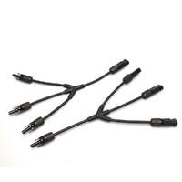 MC4 Plug Socket Branch Cable Adaptor 3 into 1 - Pair