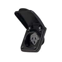 10A 240V Caravan Power Outlet - Black